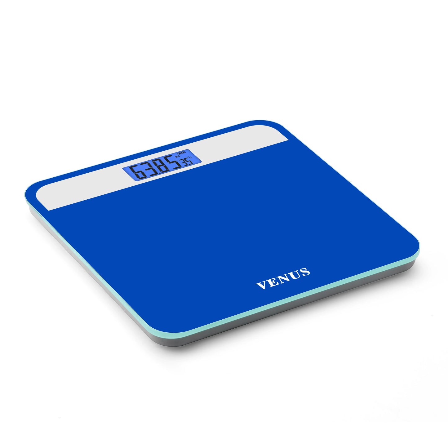 Temper Glass Bathroom Scale with LCD Display 180kg Capacity Slim Compact Portable Digital Body Weight Floor Scale Household Use