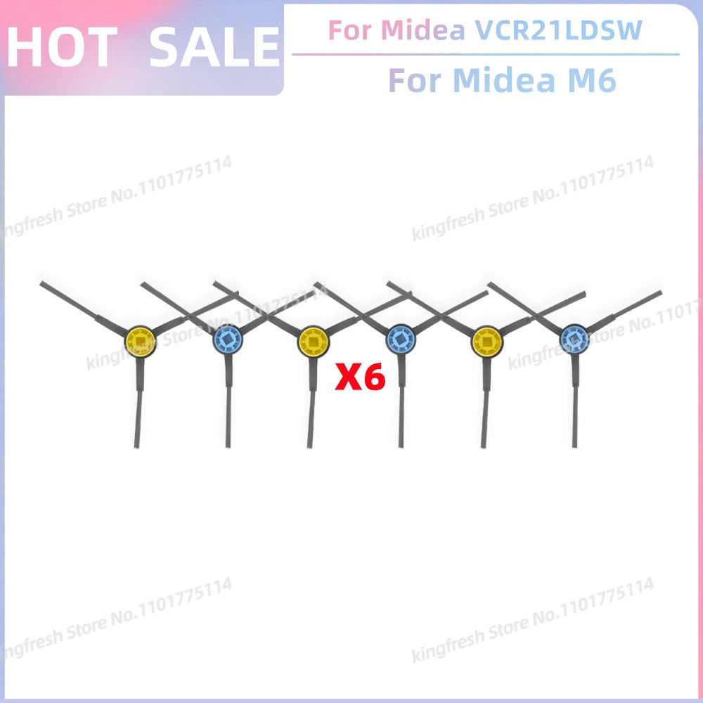 Fit For Midea VCR21LDSW / Midea M6 / Eureka NER600 Robot Vacuum Parts Main Roller Side Brush Hepa Filter Mop Cloth Accessories