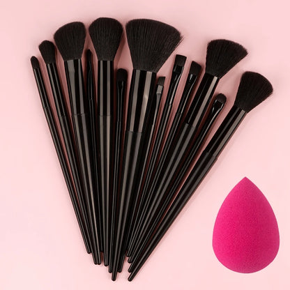 New 13PCS Makeup Brushes Set Super soft detail brush Blush Brush Foundation Concealer Contour Eyeshadow Brush Women Beauty Tools