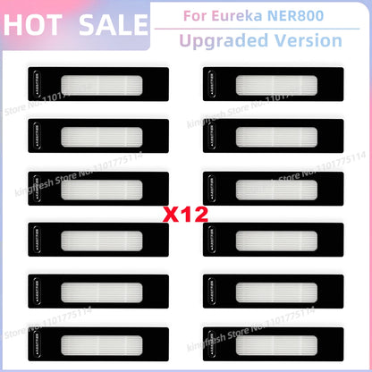 Compatible For Eureka NER800 Robot Vacuum Replacement Parts Main Roller Side Brush Hepa Filter Mop Cloth Accessories