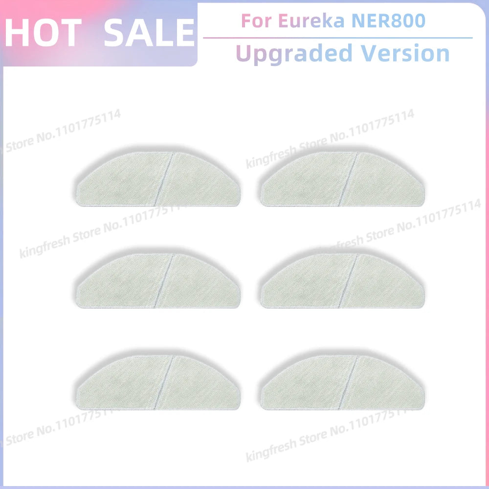 Compatible For Eureka NER800 Robot Vacuum Replacement Parts Main Roller Side Brush Hepa Filter Mop Cloth Accessories