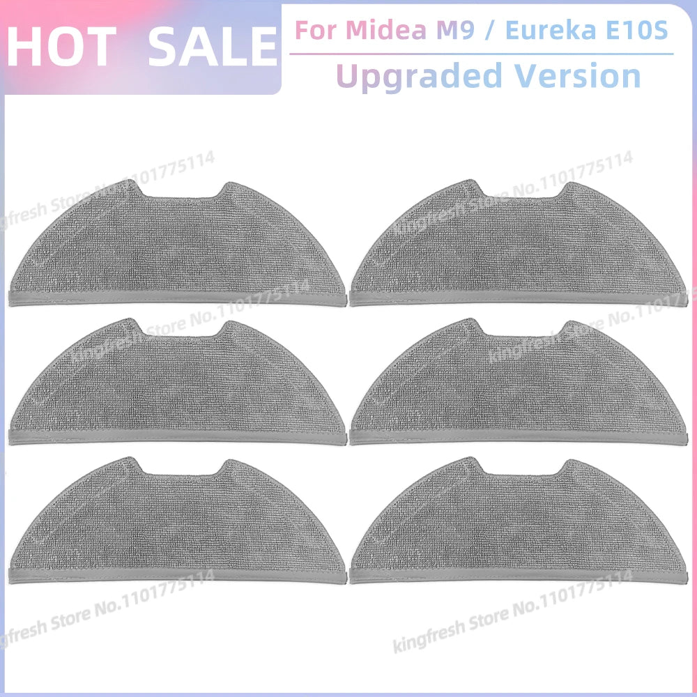 Fit For ( Midea M9, Eureka E10S, Eureka E20 Plus, Midea VCR S10 Plus, PObode A8 ) Parts Main Roller Side Brush Filter Mop Cloth