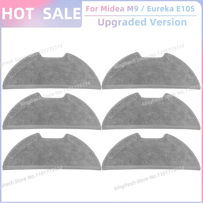 Fit For ( Midea M9, Eureka E10S, Eureka E20 Plus, Midea VCR S10 Plus, PObode A8 ) Parts Main Roller Side Brush Filter Mop Cloth