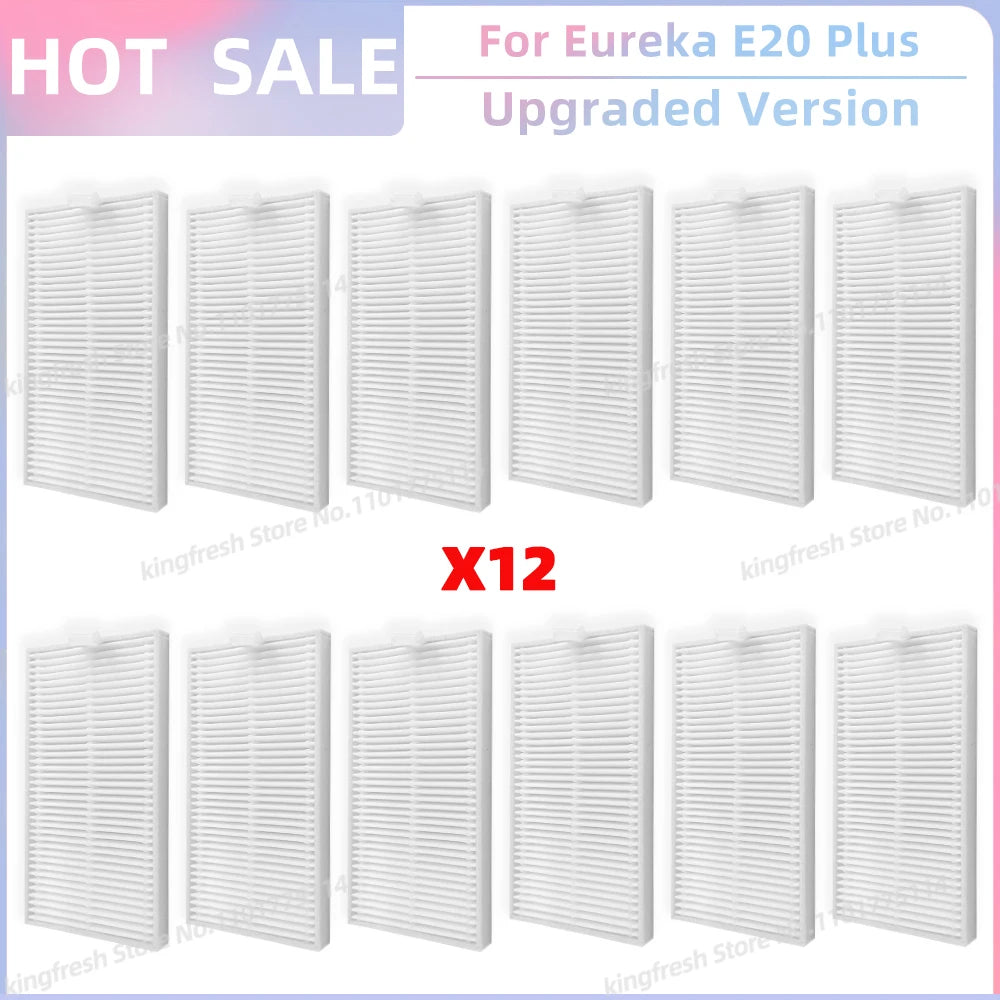 Fit For Eureka E20 Plus Vacuum Replacement Parts Side Brush Hepa Filter Mop Cloth Accessories