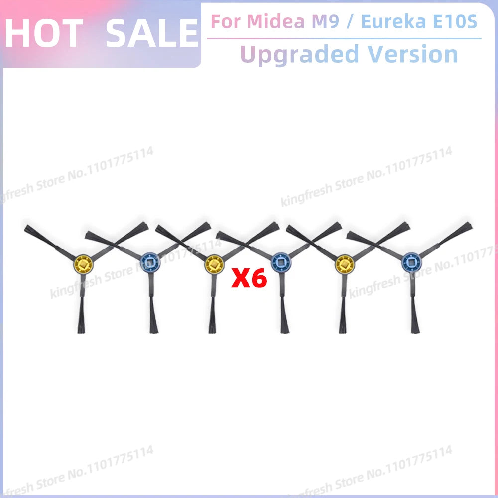 Fit For ( Midea M9, Eureka E10S, Eureka E20 Plus, Midea VCR S10 Plus, PObode A8 ) Parts Main Roller Side Brush Filter Mop Cloth