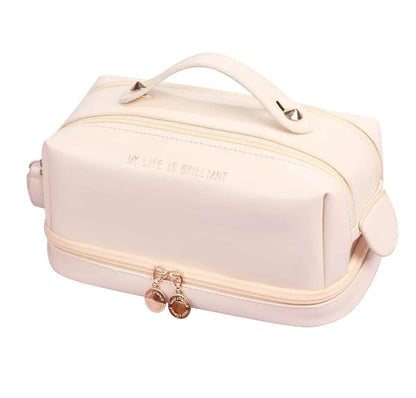 Wholesale Fashionable Leather Travel for Toiletry Bag Best Price Makeup Case with Zipper Closure Cosmetic Bags & Cases