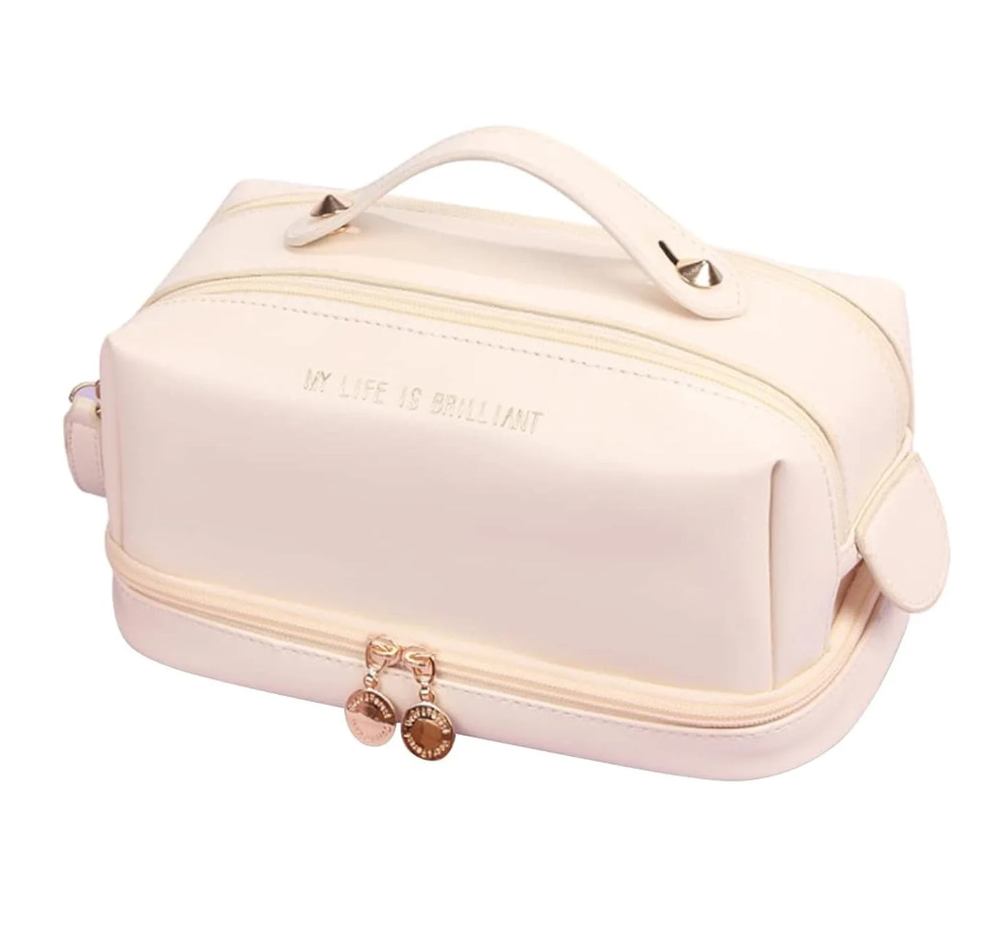 Wholesale Fashionable Leather Travel for Toiletry Bag Best Price Makeup Case with Zipper Closure Cosmetic Bags & Cases