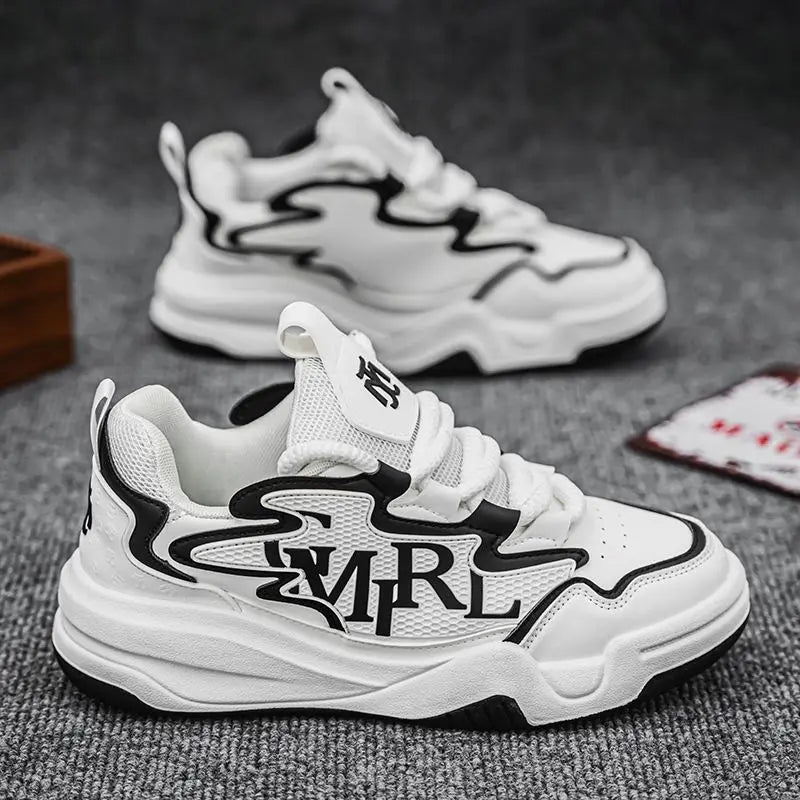 Designer Men's Casual Sports Shoes Breathable Comfortable Durable Outdoor Sneakers Black White Blue 2026