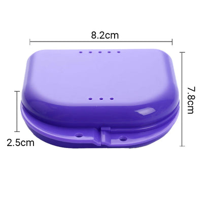 3PCS Retainer Case ~ Deep Gumshield Box, Denture Mouthguard Brace Dental Storage Case