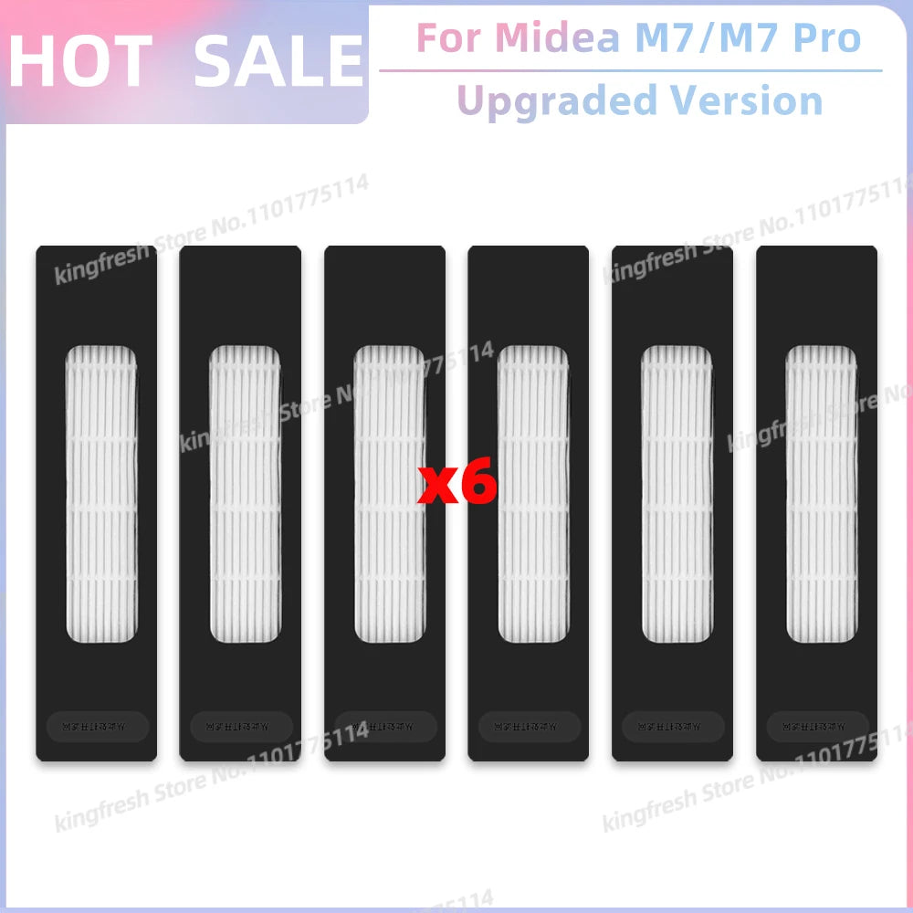 Fit For ( Midea M7 / M7 Pro / M7 EVO, Eureka NER700 ) Vacuum Parts Main Roller Side Brush Hepa Filter Mop Cloth Accessories