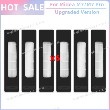 Fit For ( Midea M7 / M7 Pro / M7 EVO, Eureka NER700 ) Vacuum Parts Main Roller Side Brush Hepa Filter Mop Cloth Accessories