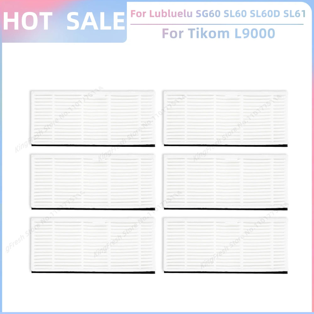 Fit For Lubluelu SG60 SL60 Plus SL60D SL61,Tikom L9000 L8000,Agaro Alpha,Laresar L6 Nex Parts Main Roller Brush Filter Mop Cloth