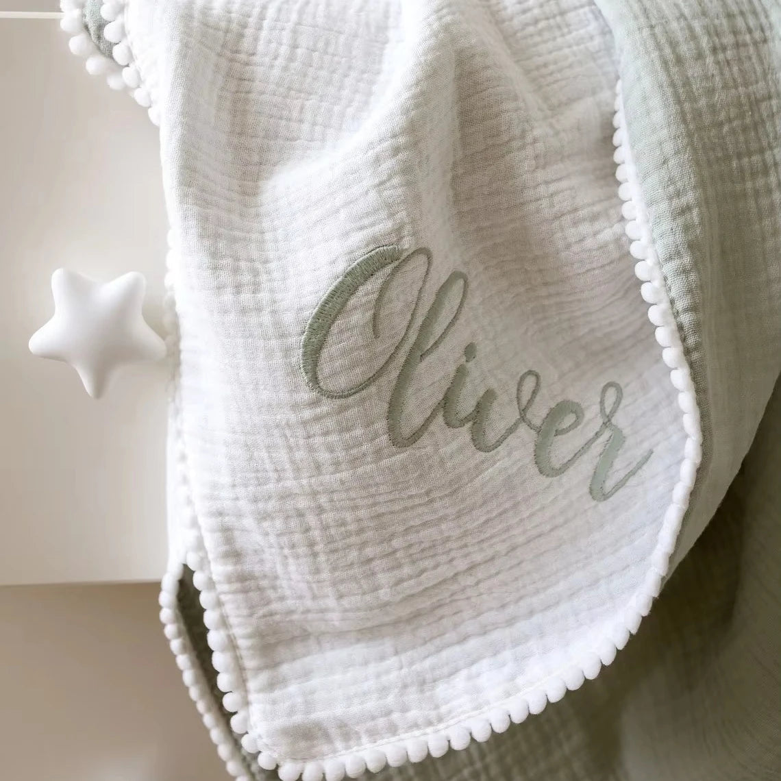 Linseed Crinkle Double Gauze Woven Cotton Muslin Soft Breathable Eco-Friendly Wearable DIY Fabric Personalized Organic Baby