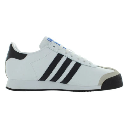 For Samoa Men's Sneakers White/Black Court Style Breathable Mesh Lining EVA Insole Solid Pattern Trendy Made China Model