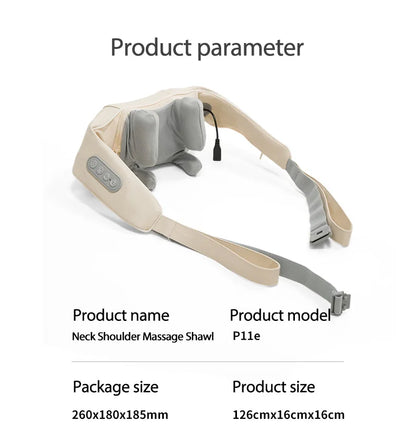 Multifunctional Cervical Massager Shoulder Neck Hot Compress Trapezius Muscle Massager