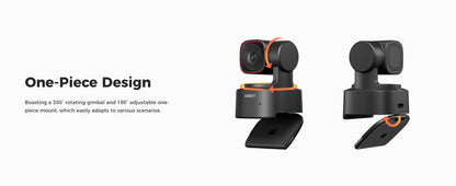 OBSBOT Tiny 2 Lite 4K Webcam for PC, AI Tracking PTZ Streaming Camera with 1/2" Sensor, Gesture Control, 60 FPS, HDR, Microphone