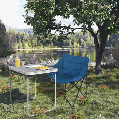 1PC Foldable Camping Lightweight Portable Fishing Chair Folding Armchair with Padded Seat Carry Bag  for Outdoor Beach Picnic