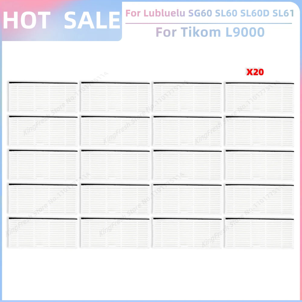 Fit For Lubluelu SG60 SL60 Plus SL60D SL61,Tikom L9000 L8000,Agaro Alpha,Laresar L6 Nex Parts Main Roller Brush Filter Mop Cloth