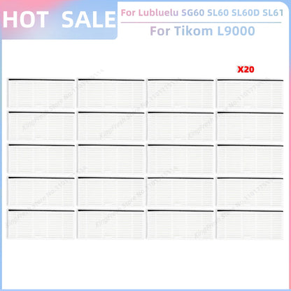 Fit For Lubluelu SG60 SL60 Plus SL60D SL61,Tikom L9000 L8000,Agaro Alpha,Laresar L6 Nex Parts Main Roller Brush Filter Mop Cloth