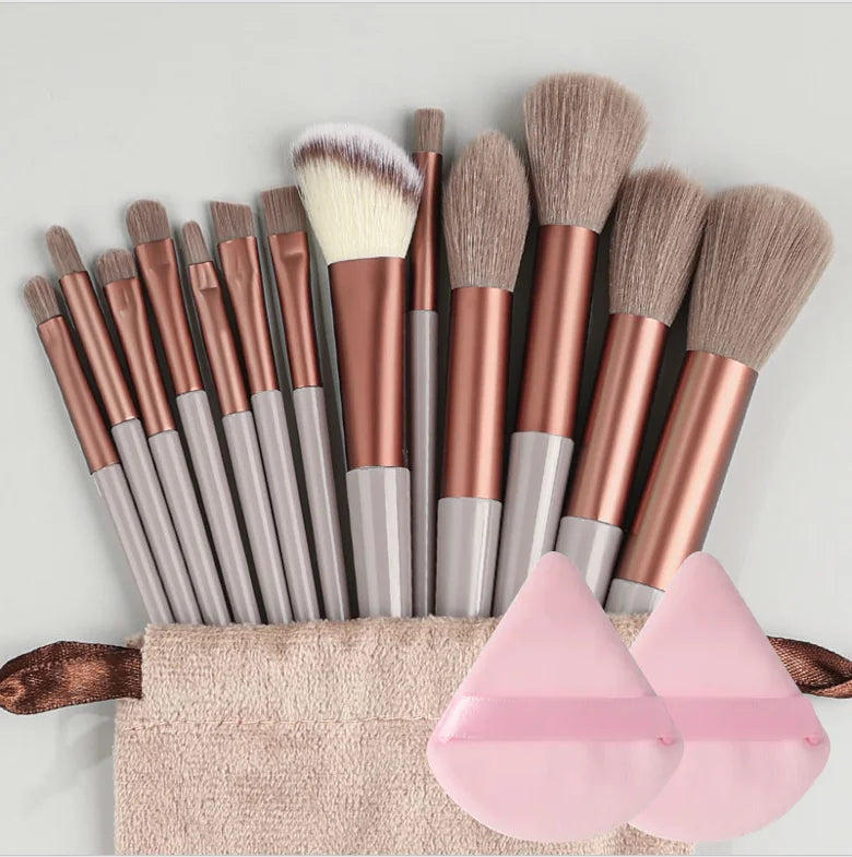 New 13PCS Makeup Brushes Set Super soft detail brush Blush Brush Foundation Concealer Contour Eyeshadow Brush Women Beauty Tools