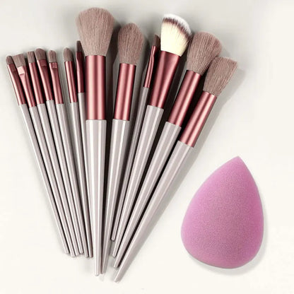 New 13PCS Makeup Brushes Set Super soft detail brush Blush Brush Foundation Concealer Contour Eyeshadow Brush Women Beauty Tools