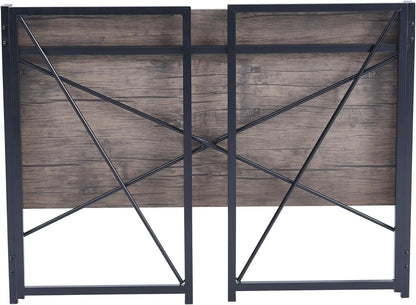 mcc direct Folding Desk Workstation Foldable Computer Desk for Office Home Study Writing Table No Assembly Miami-80cm