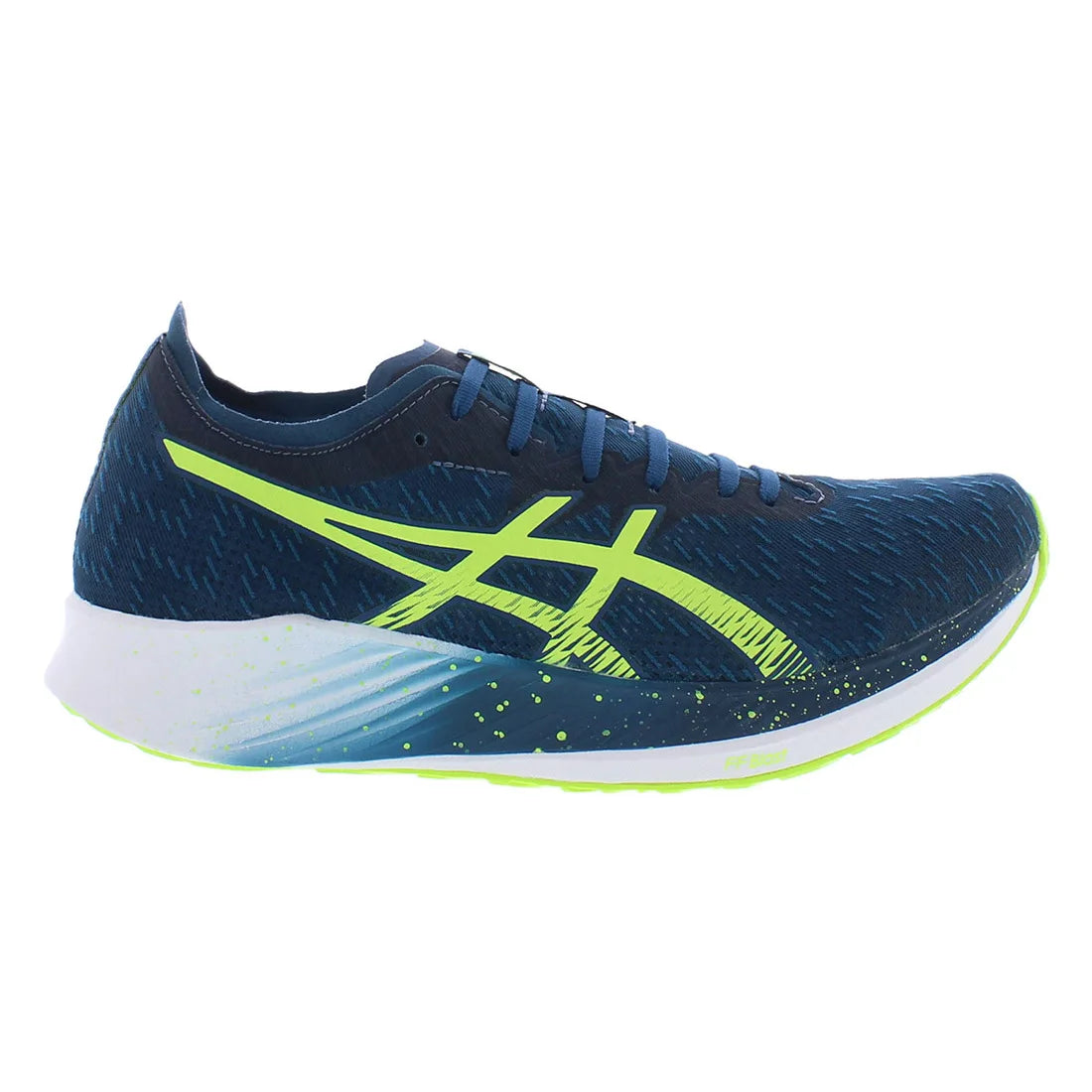 Blue neon Asics running shoes Mens Asics Magic Speed shoes Comfortable blue neon shoes Running shoes for men | 100% Authentic