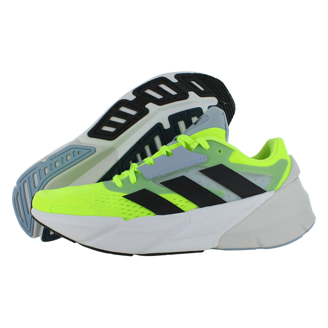 For Adistar 2 Men's Running Shoes Lucid Lemon/Carbon/Wonder Blue Color | 100% Authentic Made in China Model MSS-FZ5622