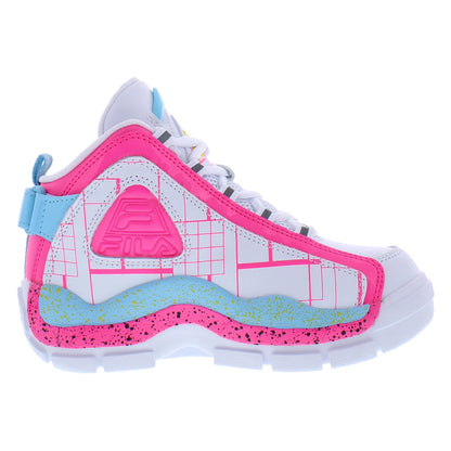 For Grant Hill 2 Men's Running Shoes White Pink Blue Comfortable Walking Style 100% Authentic