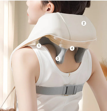 Multifunctional Cervical Massager Shoulder Neck Hot Compress Trapezius Muscle Massager