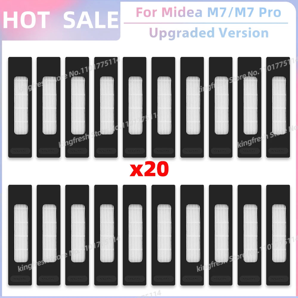 Fit For ( Midea M7 / M7 Pro / M7 EVO, Eureka NER700 ) Vacuum Parts Main Roller Side Brush Hepa Filter Mop Cloth Accessories