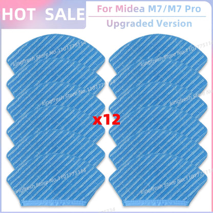 Fit For ( Midea M7 / M7 Pro / M7 EVO, Eureka NER700 ) Vacuum Parts Main Roller Side Brush Hepa Filter Mop Cloth Accessories