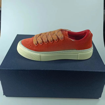 Low-Top Shell Toe Long Sleeve Thick Sole Board Shoes Casual Sports Shoes for Men Lace-Up All-Match Shoes Breathable Leather