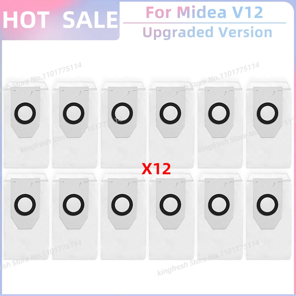 Fit for 미디어 Midea V12 / Eureka J12 Ultra Replacement Parts Accessories Main Roller Side Brush Hepa Filter Mop Cloth Dust Bag