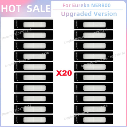 Compatible For Eureka NER800 Robot Vacuum Replacement Parts Main Roller Side Brush Hepa Filter Mop Cloth Accessories