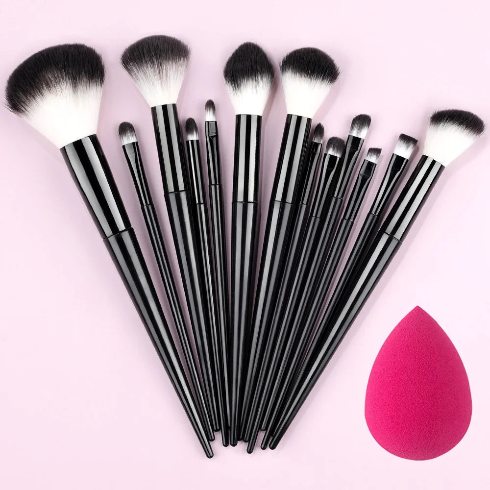 New 13PCS Makeup Brushes Set Super soft detail brush Blush Brush Foundation Concealer Contour Eyeshadow Brush Women Beauty Tools