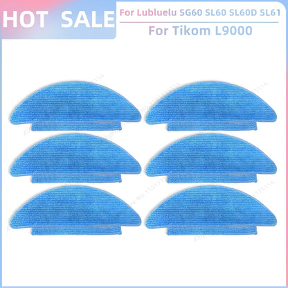 Fit For Lubluelu SG60 SL60 Plus SL60D SL61,Tikom L9000 L8000,Agaro Alpha,Laresar L6 Nex Parts Main Roller Brush Filter Mop Cloth
