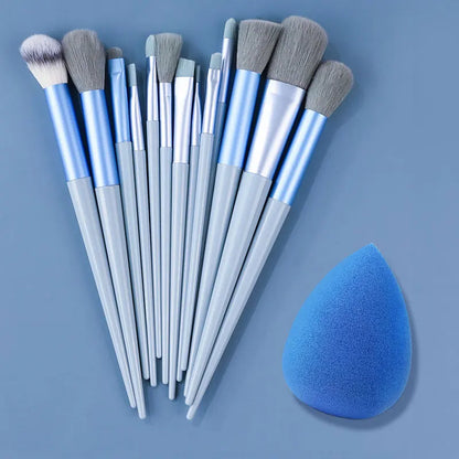 New 13PCS Makeup Brushes Set Super soft detail brush Blush Brush Foundation Concealer Contour Eyeshadow Brush Women Beauty Tools