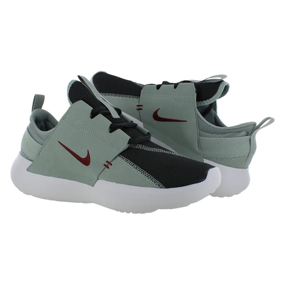 For Unisex AD E Series Sneakers Summer Anthracite/Dark Team Red Genuine Leather Lining Insole Genuine TPU Mesh Sport Shoes Made