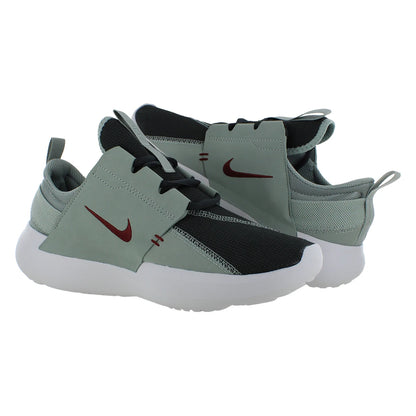For Unisex AD E Series Sneakers Summer Anthracite/Dark Team Red Genuine Leather Lining Insole Genuine TPU Mesh Sport Shoes Made