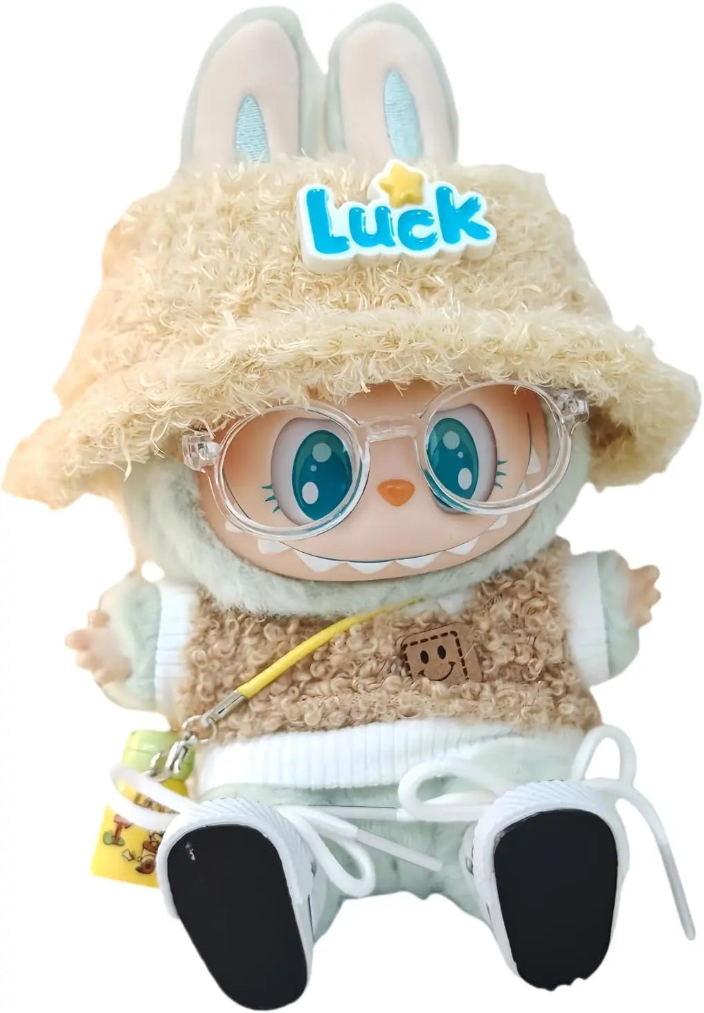 Mini Plush Doll'S Clothes Outfit Accessories For Korea Kpop Exo Labubu V1 V2 Idol Dolls Goose Dinosaur Macaron Clothing Gift