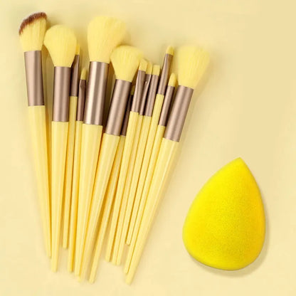 New 13PCS Makeup Brushes Set Super soft detail brush Blush Brush Foundation Concealer Contour Eyeshadow Brush Women Beauty Tools