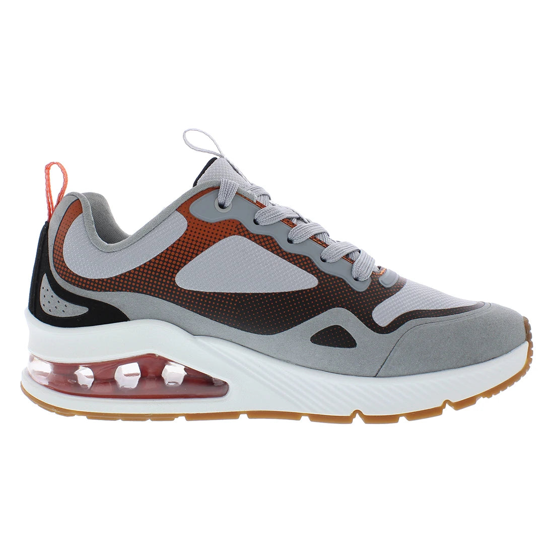 Skechers for Uno 2 Karma Men's Sporty Fashion Sneakers Grey/ Multi Height Increasing Walking Shoes with MD Insole and Mesh