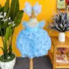 High Quality Rose Chiffon Princess Dress for Baby Girls by Nhung Nguyen OEM ODM Custom Made in Vietnam Kids Party Wear 1