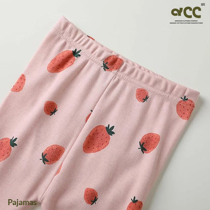 Baby Pajamas for Sleep Quick Dry Anti-Bacterial Breathable Gentle Cotton Printed Clothing Sets for Infants