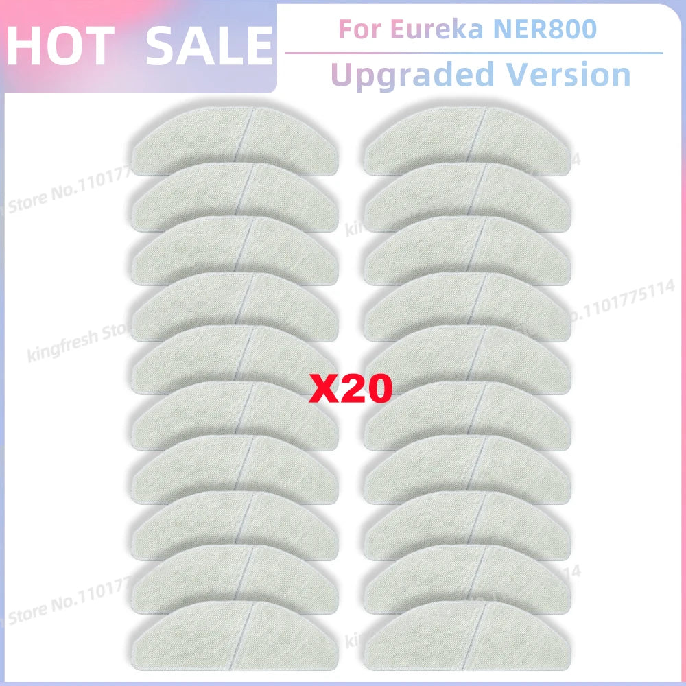 Compatible For Eureka NER800 Robot Vacuum Replacement Parts Main Roller Side Brush Hepa Filter Mop Cloth Accessories