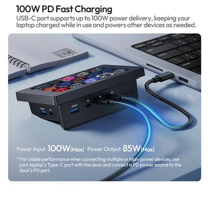 Ulanzi D200H Live Streaming Controller 13 LCD Keys for Tiktok Youtube Vlog Content Creation Photo Video Editing Gaming Office
