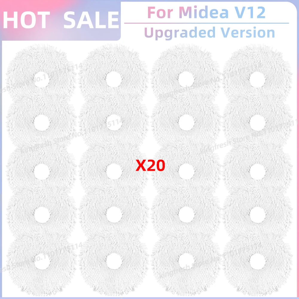 Fit for 미디어 Midea V12 / Eureka J12 Ultra Replacement Parts Accessories Main Roller Side Brush Hepa Filter Mop Cloth Dust Bag