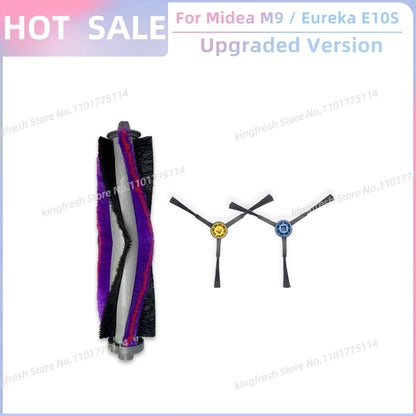 Fit For ( Midea M9, Eureka E10S, Eureka E20 Plus, Midea VCR S10 Plus, PObode A8 ) Parts Main Roller Side Brush Filter Mop Cloth