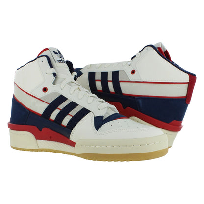 For MSS-HQ1482 Forum Exhibit Mid 2 Men's Sneakers White/Collegiate Navy/Scarlet Height Increasing Feature for Walking China